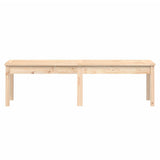 NNEVL 2-Seater Garden Bench 159.5x44x45 cm Solid Wood Pine