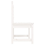 NNEVL Garden Bench White 109 cm Solid Wood Pine