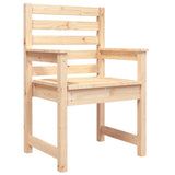 NNEVL Garden Chairs 2 pcs 60x48x91 cm Solid Wood Pine
