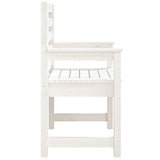 NNEVL  Garden Chairs 2 pcs White 60x48x91 cm Solid Wood Pine