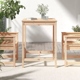 NNEVL Garden Table 82.5x82.5x110 cm Solid Wood Pine