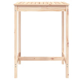 NNEVL Garden Table 82.5x82.5x110 cm Solid Wood Pine