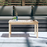 NNEVL Garden Table 82.5x50.5x45 cm Solid Wood Pine