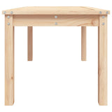 NNEVL Garden Table 82.5x50.5x45 cm Solid Wood Pine