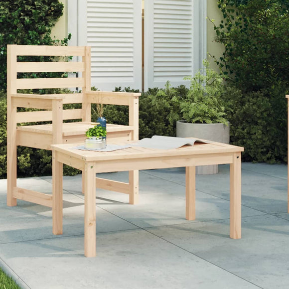 NNEVL Garden Table 82.5x50.5x45 cm Solid Wood Pine