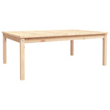 NNEVL Garden Table 121x82.5x45 cm Solid Wood Pine