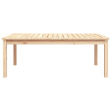 NNEVL Garden Table 121x82.5x45 cm Solid Wood Pine