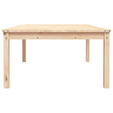 NNEVL Garden Table 121x82.5x45 cm Solid Wood Pine