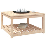 NNEVL Garden Table 82.5x82.5x45 cm Solid Wood Pine