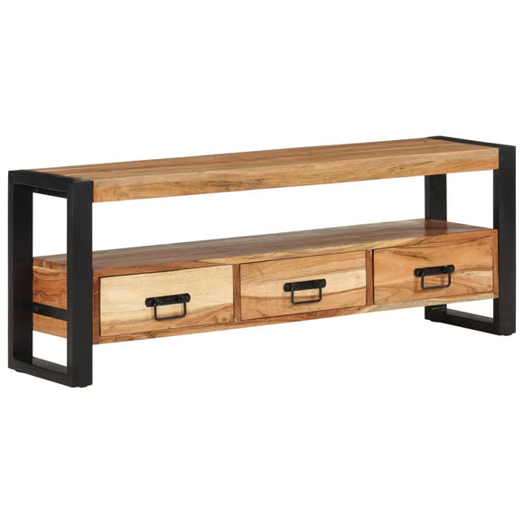 NNEVL TV Cabinet 120x30x45 cm Solid Wood Acacia