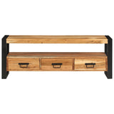 NNEVL TV Cabinet 120x30x45 cm Solid Wood Acacia