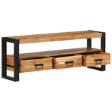 NNEVL TV Cabinet 120x30x45 cm Solid Wood Acacia