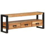 NNEVL TV Cabinet 120x30x45 cm Solid Wood Acacia