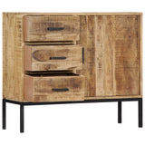 NNEVL Sideboard 88x30x73 cm Solid Wood Mango