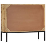 NNEVL Sideboard 88x30x73 cm Solid Wood Mango
