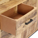 NNEVL Sideboard 88x30x73 cm Solid Wood Mango