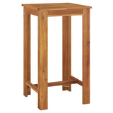 NNEVL Garden Bar Table 60x60x105 cm Solid Wood Acacia