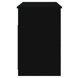 NNEVL Desk with Drawers Black 102x50x76 cm Engineered Wood