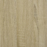 NNEVL Desk with Drawers Sonoma Oak 102x50x76 cm Engineered Wood