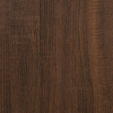 NNEVL Desk with Drawers Brown Oak 102x50x76 cm Engineered Wood
