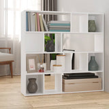 NNEVL Book Cabinet/Room Divider White 105x24x102 cm