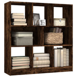 NNEVL Book Cabinet Smoked Oak 97.5x29.5x100 cm Engineered Wood