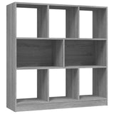 NNEVL Book Cabinet Grey Sonoma 97.5x29.5x100 cm Engineered Wood