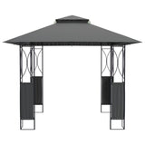 NNEVL Gazebo with Roof Anthracite 300x300x270 cm Steel