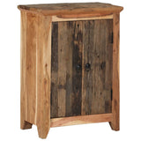 NNEVL Sideboard 55x33x75 cm Solid Wood Acacia and Reclaimed