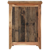 NNEVL Sideboard 55x33x75 cm Solid Wood Acacia and Reclaimed