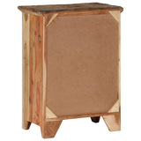 NNEVL Sideboard 55x33x75 cm Solid Wood Acacia and Reclaimed