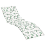 NNEVL Sun Lounger Cushion Leaf Pattern Oxford Fabric