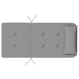 NNEVL Adirondack Chair Cushions 2 pcs Grey Oxford Fabric