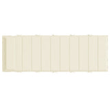 NNEVL Sun Lounger Cushion Cream 180x60x3 cm Oxford Fabric