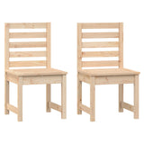 NNEVL 3 Piece Garden Bistro Set Solid Wood Pine
