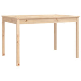 NNEVL 4 Piece Garden Dining Set Solid Wood Pine