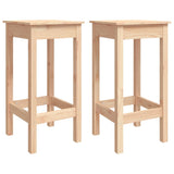 NNEVL 3 Piece Garden Bar Set Solid Wood Pine