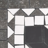 NNEVL Parasol Base Black and White Square 12 kg