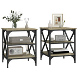 NNEVL Side Tables 2 pcs Sonoma Oak 40x42x50 cm Engineered Wood