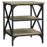 NNEVL Side Tables 2 pcs Sonoma Oak 40x42x50 cm Engineered Wood