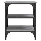 NNEVL Side Tables 2 pcs Grey Sonoma 40x42x50 cm Engineered Wood