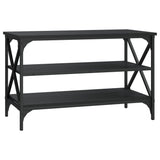 NNEVL TV Cabinet Black 80x40x50 cm Engineered Wood