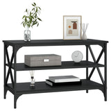 NNEVL TV Cabinet Black 80x40x50 cm Engineered Wood