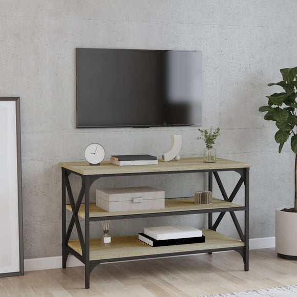 NNEVL TV Cabinet Sonoma Oak 80x40x50 cm Engineered Wood