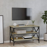 NNEVL TV Cabinet Sonoma Oak 80x40x50 cm Engineered Wood