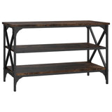 NNEVL TV Cabinet Smoked Oak 80x40x50 cm Engineered Wood