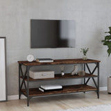 NNEVL TV Cabinet Smoked Oak 100x40x50 cm Engineered Wood