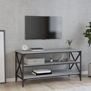 NNEVL TV Cabinet Grey Sonoma 100x40x50 cm Engineered Wood