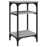 NNEVL Side Table Grey Sonoma 35x30x60 cm Engineered Wood