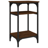 NNEVL Side Table Brown Oak 35x30x60 cm Engineered Wood